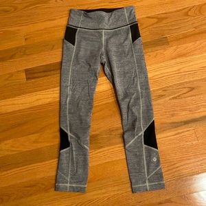 Lululemon Leggings Black & Gray 2